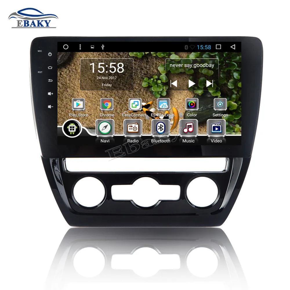 Clearance NaviTopia 10.1inch 1GB/2GB RAM Quad Core/Octa Core Android 7.1/8.1 Car DVD Radio for VW Sagitar 2012 2013 2014 2015 GPS/wifi/map 1