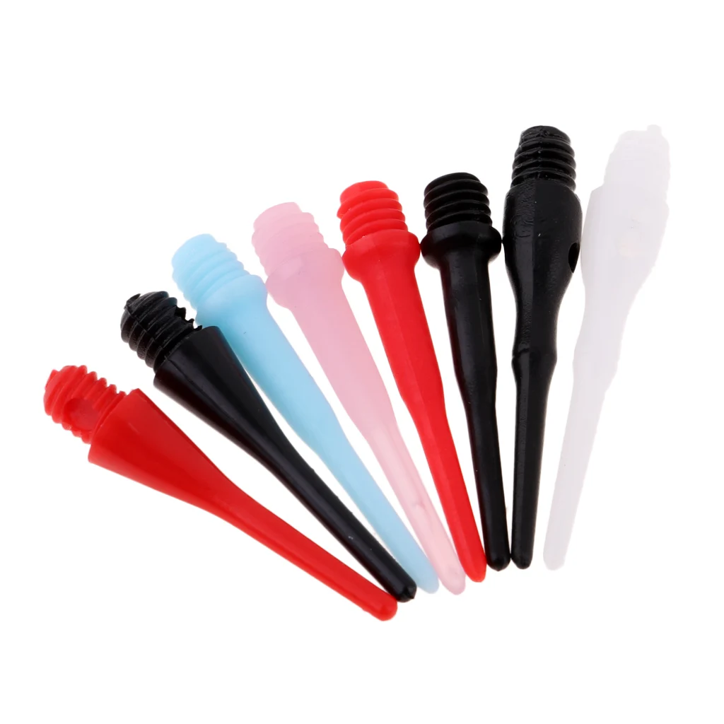 (Pack of 20) 2BA Thread Soft Tip Dart Points for Electronic Dartboard Indoor Game Dart Boards Target Backboard Supplies