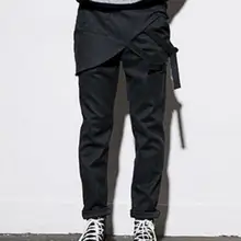 27-44 стилист Тонкий Мужская одежда модные повседневные Прямые брюки все-матч юбка Штаны DS плюс размер певица костюмы