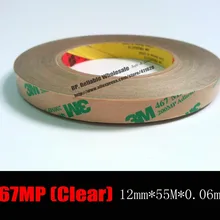 0,06 мм толщиной) 12 мм* 55 м 467MP переводная лента 200MP клейкая, для графических табличек накладки, маленькая прокладка, игрушечная резина, металл