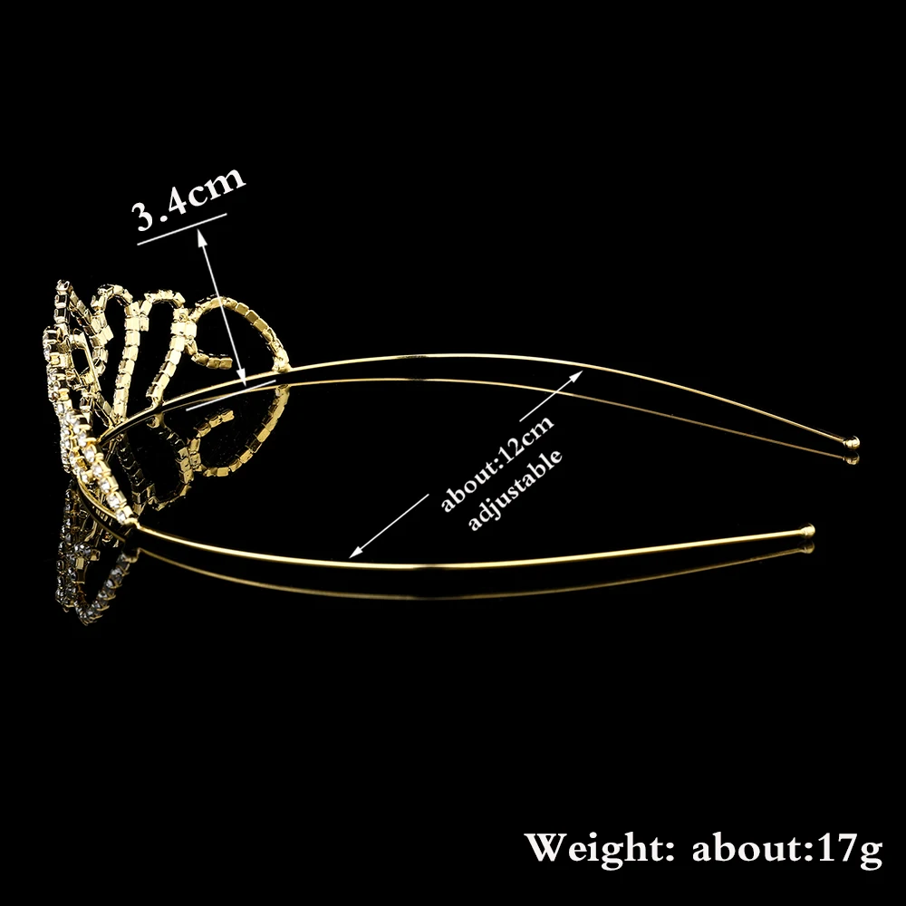Модная свадебная Принцесса Диадемы и повязка в виде короны свадебные тиары аксессуары Серебряная Золотая Корона диадема невесты украшения для волос