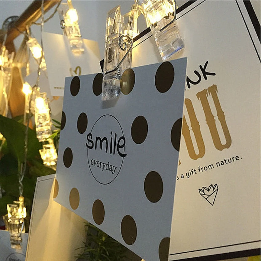 10 led clip string lights battery Hot Sale 1.65M Mini Christmas Festival lights new year party wedding home decor fairy lights