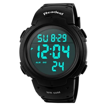

Readeel Luxury Brand Mens Sports Watches Dive Digital LED Military Watch Men Fashion Casual Electronics Wristwatches Male Clock