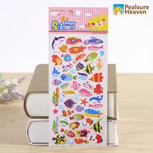 1sheet Korea kawaii cute sea Fishes animal stickers for album Diary Notebook DIY paper decorative