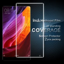 

IMAK for Xiaomi Mi Mix Protector Film 2 Pcs Packing Full Screen Complete Covering Soft Hydrogel Protector Film for Xiaomi Mi Mix