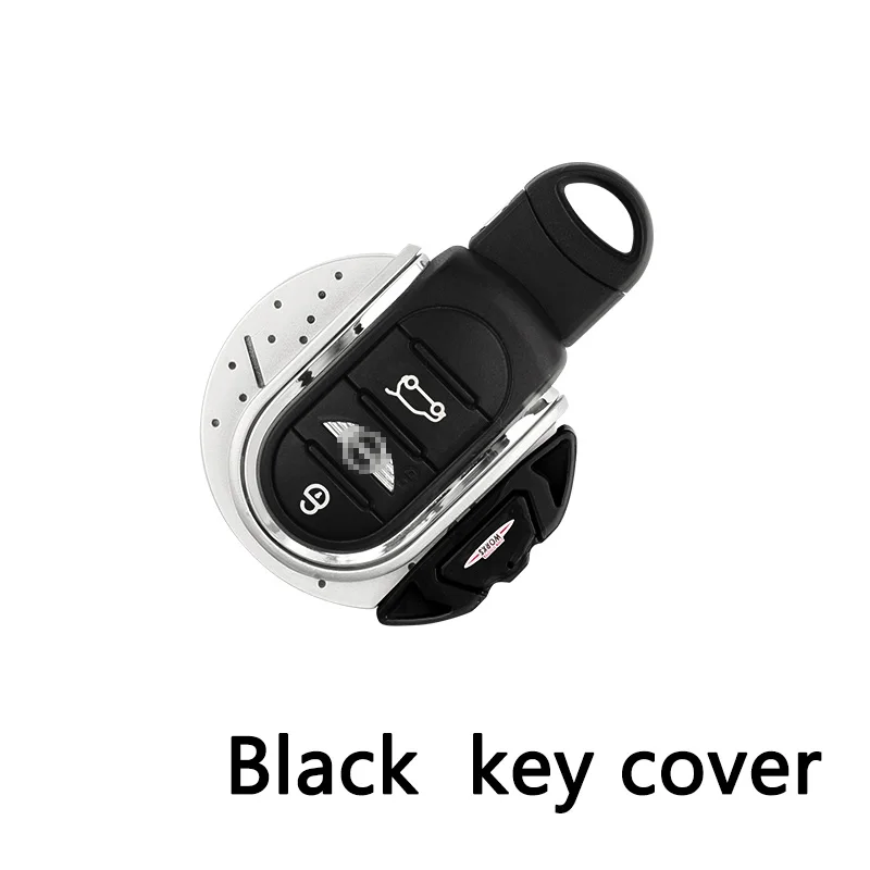 ABS JCW Стиль Автомобильный ключ крышка для mini cooper брелок для mini cooper F55 F56 F57 F54 F60 jcw пластиковый материал - Color Name: Black JCW key case