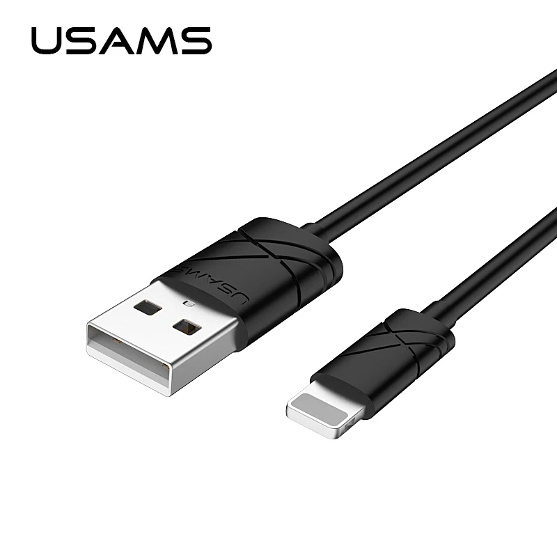 USAMS كابل يو اس بي ل كابل iphone ، USB كابل الشاحن ل فون X 10 8 6 S 6 s زائد باد الهواء الهاتف المحمول كابل ل فون 7 7 زائد