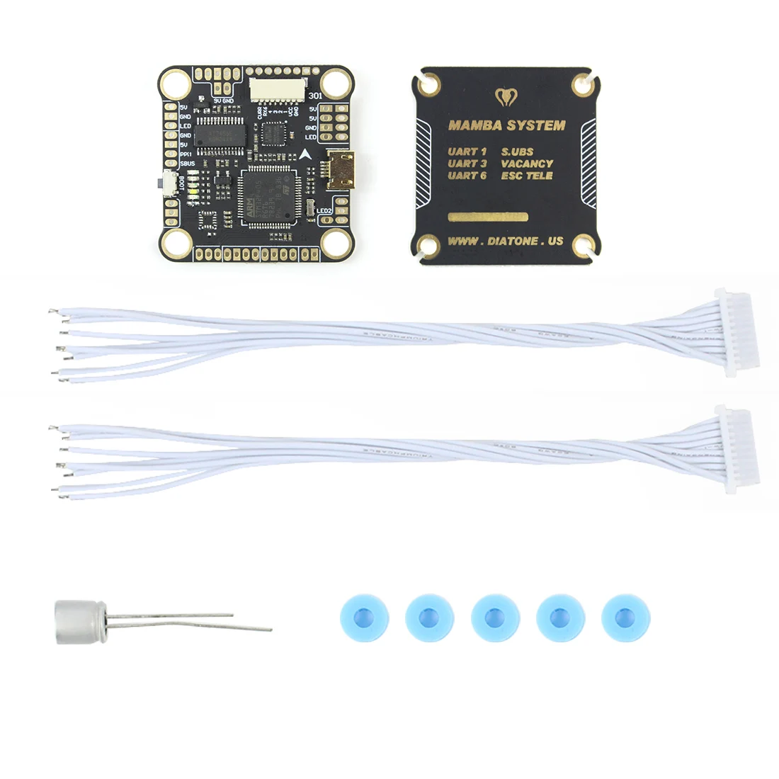 

Diatone Mamba F405 Flight Controller Betaflight STM32 MPU6000 OSD Built-in 5V/2A BEC 3-6S for DIY FPV Racing Drone Quadcopter