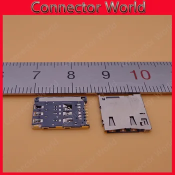 

10PCS/lot, Original new for Sony Xperia M4 Aqua E2303 E2306 E2353 SIM card reader socket holder connector module