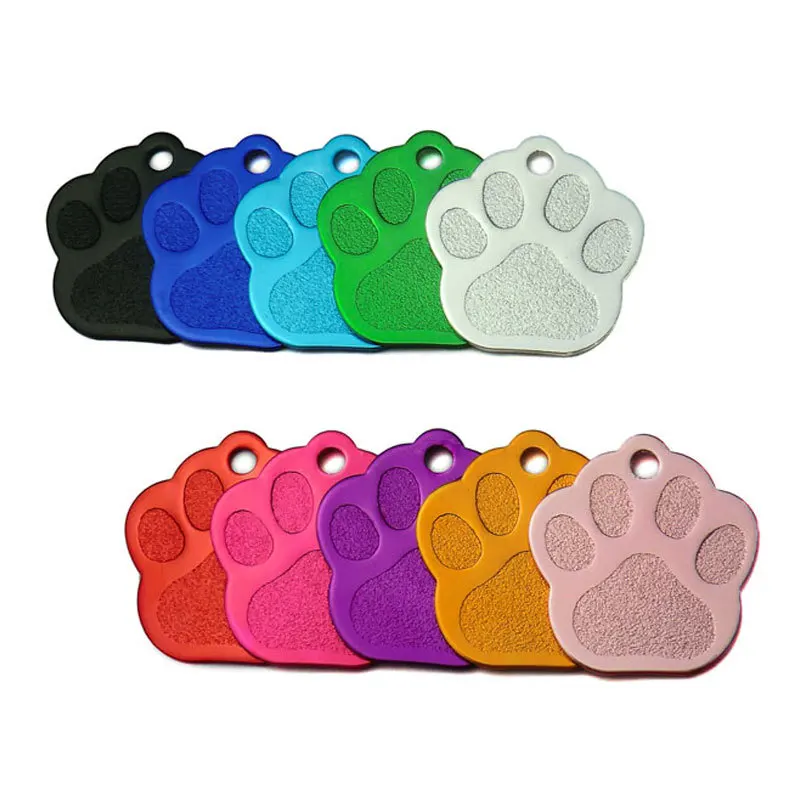 Идентификационные бирки для собак и кошек в форме лапы 100 шт.|id tag|cat id tagpersonalized dog |