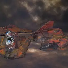 Битва за Macragge разбился аквилла Ландер(комиссионный