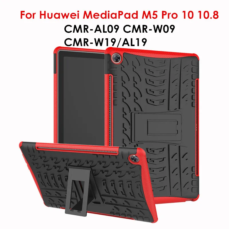 

For Huawei MediaPad M5 Pro 10 10.8 CMR-AL09 CMR-W09 CMR-W19/AL19 tablet Case TPU+PC Heavy Duty Armor Case Hybrid Rugged Rubber