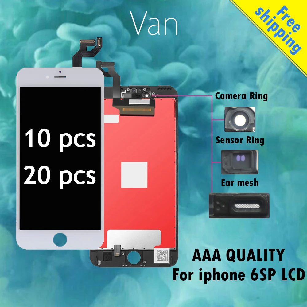 

10 20 pcs tianma Quality No Dead Pixel Display for iPhone 6s Plus LCD Replacement with 5.5 inch 3D Touch Screen Free Shipping