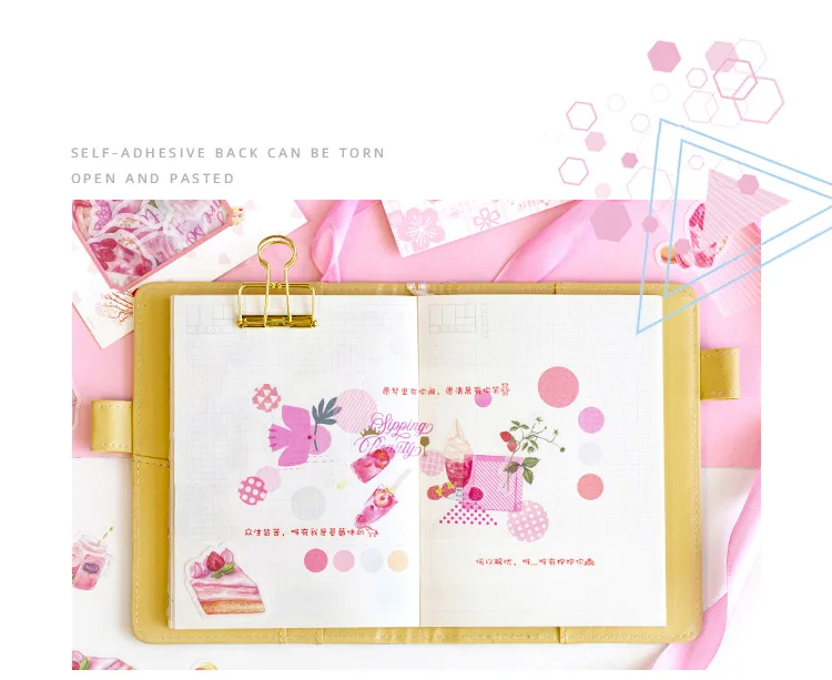 40 шт. милые наклейки с рисунком вишня Kawaii пенал Фламинго стикер s клейкая бумага наклейка для детей декор Скрапбукинг дневник поставки