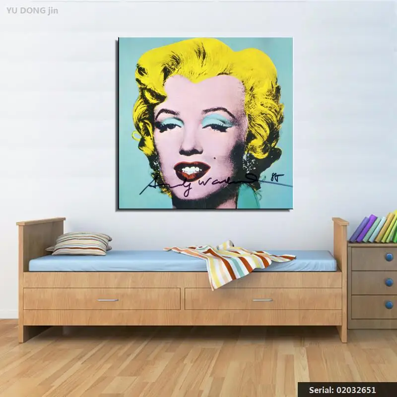 Yu dong jin Andy Warhol Still life абстрактная масляная живопись Рисование Искусство спрей без