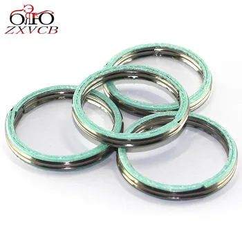 

Exhaust motorcycle for KAWASAKI KX KDX EN EX KLE ZL 200 125 400 450 500 Vulcan Ninja 500 KLE500 EX500 Exhaust Pipe Gasket Seal