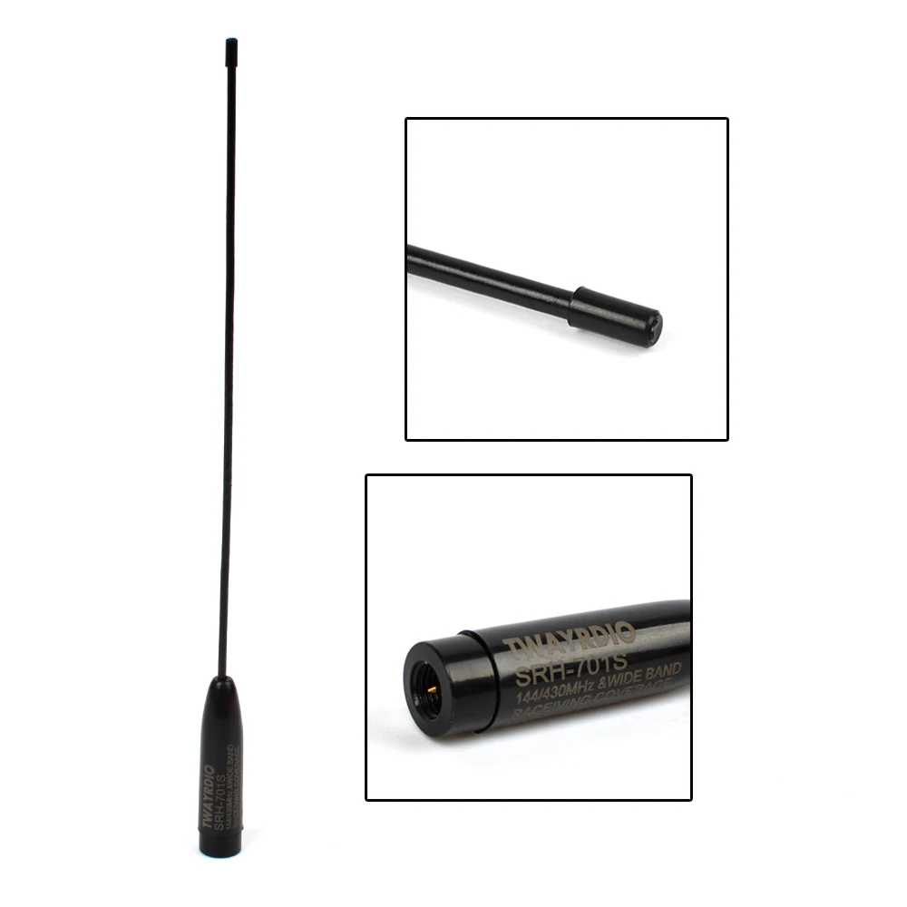NA666 flexible 144//430MHz dual band walkie talkie two way radio antenna BNC type