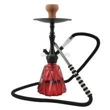 WY-S204 кальян из цинкового сплава среднего размера с милой стеклянной бутылкой