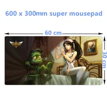 FFFAS 60cm 30cm Edge stitching durable large Gaming mouse pad L XL Mousepads for Gamer keyboard mat accessories Riven Teemo