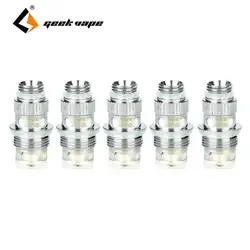 Оригинальный 5 шт. Geekvape NS катушка для Flint Tank 1.6ом/1.2ом Головка Катушки и пищевой органический хлопок катушка Ecig для Flint Starter Kit