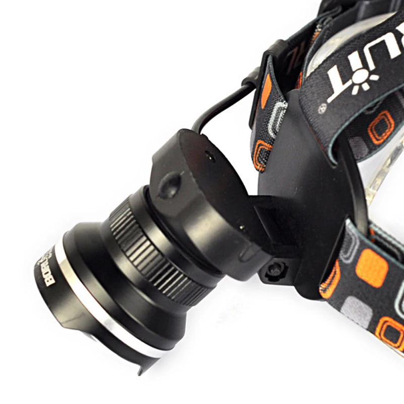 Boruit 2000 LM T6 LED Headlamp Zoomable Waterproof 3 Modes Headlight Camping Hiking Head Lamp Torch Lantern Lights 2