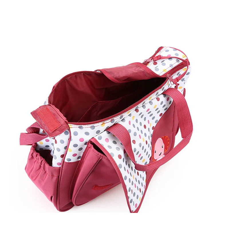 CROAL CHERIE 5pcs Baby Diaper Bags For Mom Changing Nappy Bag Mommy Baby Care Carriage Stroller Bag Organizer 304314cm (1)