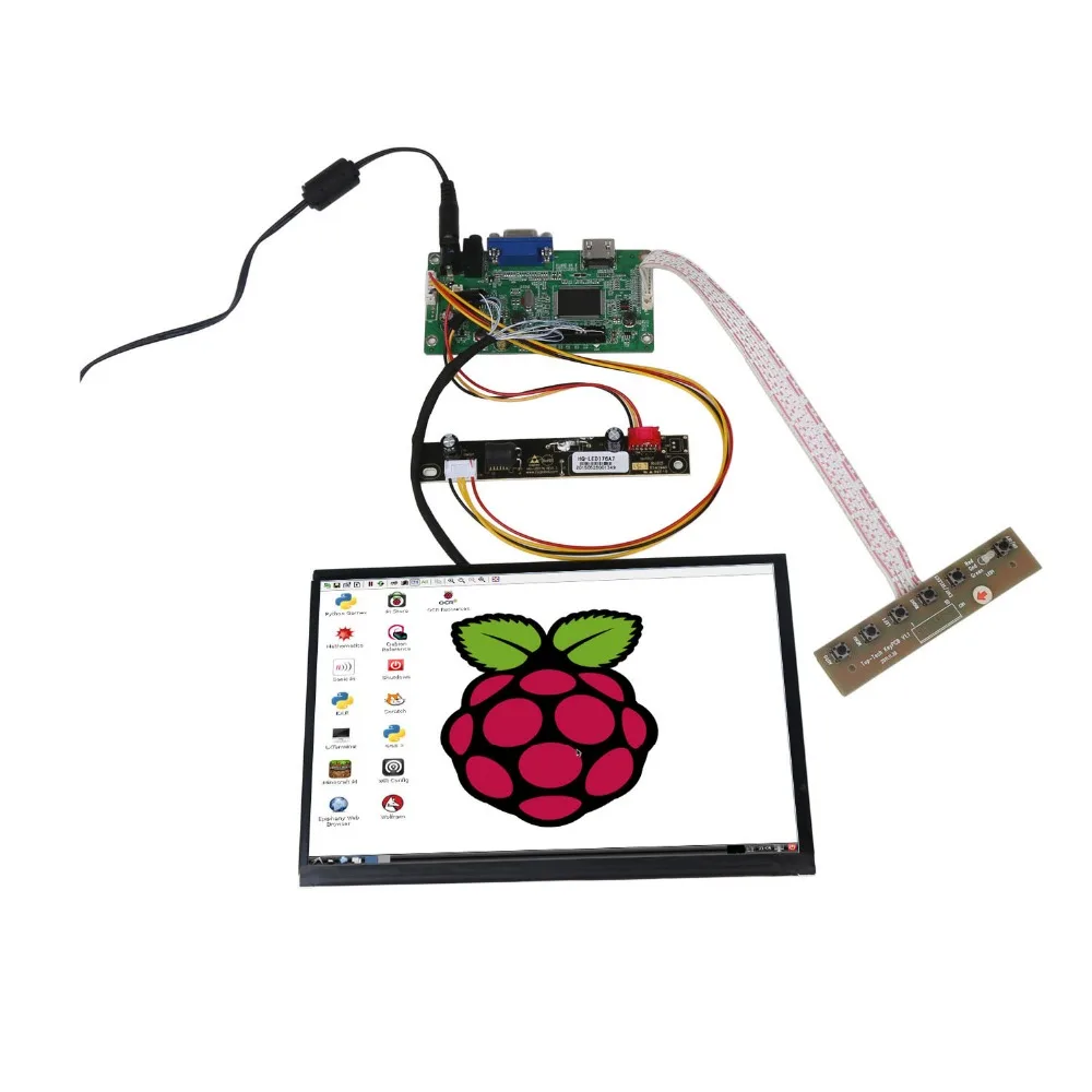 Wearson 9 Inch 1920x1200 TFT LCD Display Panel With HDMI & VGA Driver Board Controller Set For Raspberry Pi B+2B3B  (1) - 
