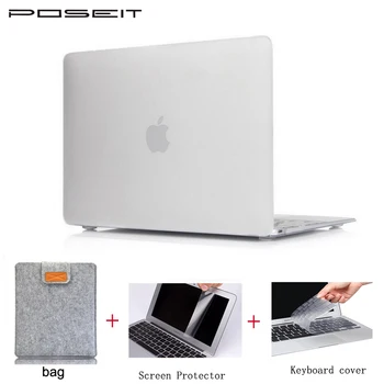 

For Pro 16 A2141 laptop Hard Case For Apple Macbook Air Pro Touch bar Retina 11 12 13 15 16 inch Protective Bag+keyboard Cover