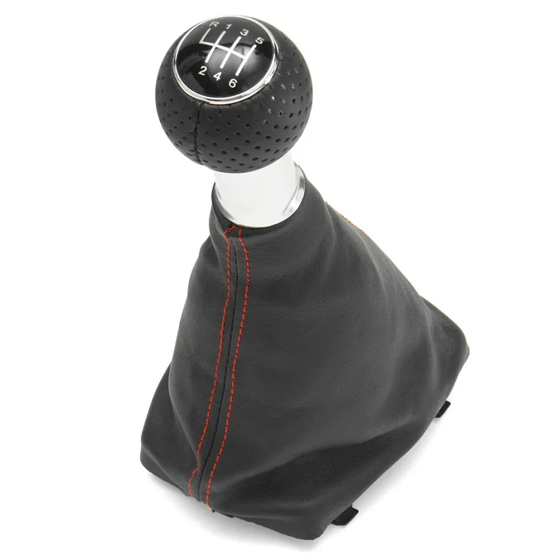 8L0863278BJ-6-Speed-Shifter-Gear-Shift-Knob-Gaitor-Boot-Red-Line-For-Audi-A3-S3-2001 (2)