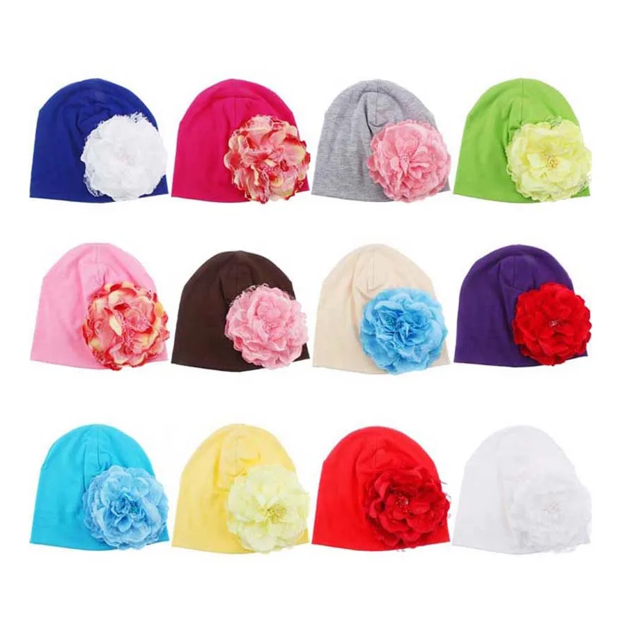 Шапка бини для новорожденных на возраст 0 12 месяцев|hat newborn|baby flower hatflower hat |
