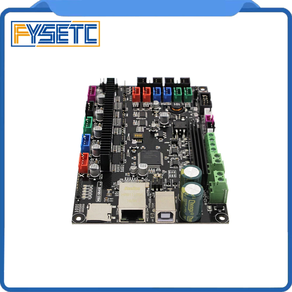 

3D Printer 32bit Arm Platform Smooth Control Board SBASE V1.3 Open Source MCU-LPC1768 Support Ethernet Preinstalled Heatsink