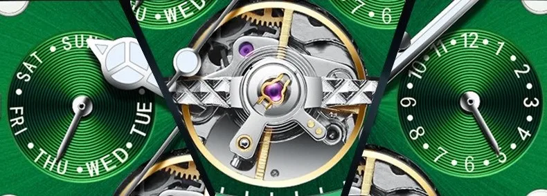 NEW Watch Men TEVISE T823F Mens Watches Top Brand Luxury Date Week Month Automatic Mechanical Watch Tourbillon Male Clock Tool (3)