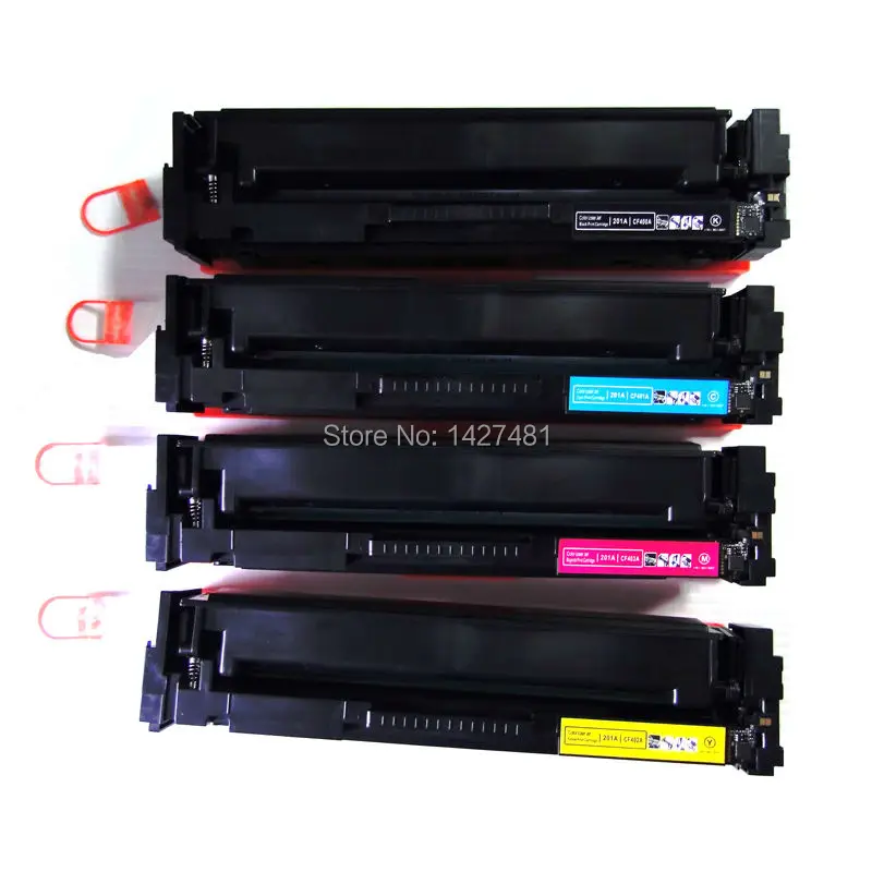 YOTAT 1 шт. совместимый тонер-картридж CF400A CF401A CF402A CF403A для принтера HP Laserjet Pro M252dw M277dw