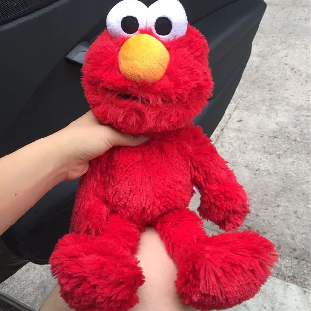 35CM Original Sesame Street Elmo Plush Soft Stuffed Doll For Birthday Gifts Party Supplies