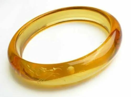 

Genuine Natural Yellow Citrine Quartz Crystal Carved Dragon Phoenix Women Bangle 54mm 55mm 56mm 57mm 58mm 59mm 60mm 61mm AAAA