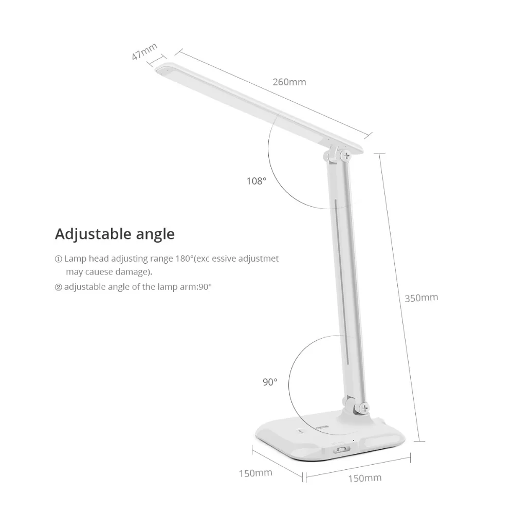 USB светодиодный Настольный светильник с сенсорным выключателем, настольная лампа с регулируемым зажимом, прикроватный ночной Светильник для чтения книг, светодиодный светильник с регулируемой яркостью для учебы