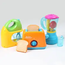 Моделирование кухонная техника блендер тостер Миксер с светодиодный игрушки для ролевых игр Детские домашние детские игрушки для девочек