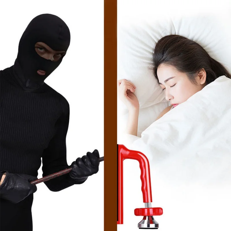 

Portable Door Closer Jammer Lockdown Lock-Security Device For Travel Hotel Door