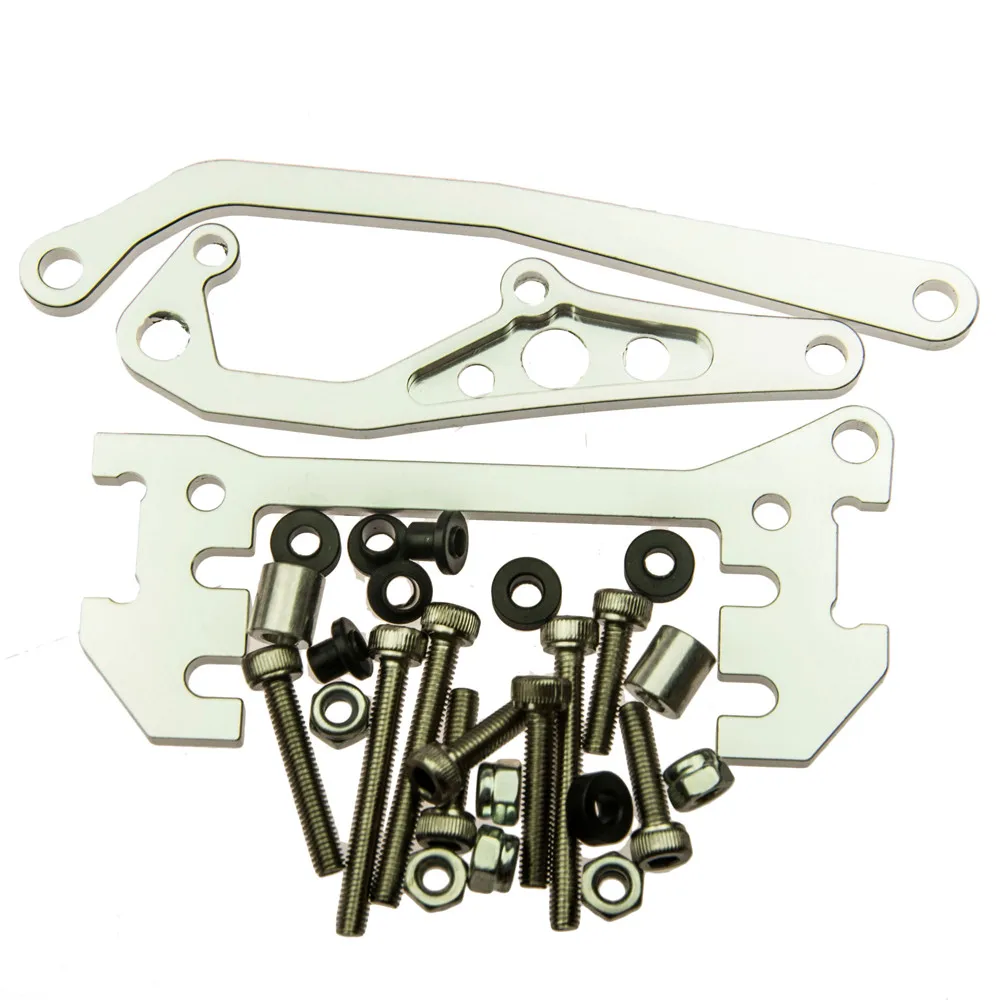 Free Shipping Aluminum Alloy Chassis Mounted Servo With Panhard Link For AXIAL SCX10 HONCHO DINGO Shock