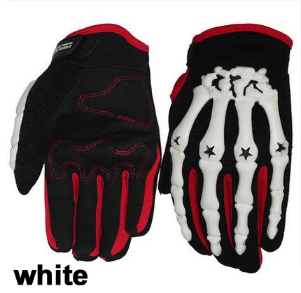 PRO-BIKER Racing Spectrum Enduro перчатки велосипедные перчатки мотоциклетные Guantes C-04, четыре цвета - Цвет: Белый