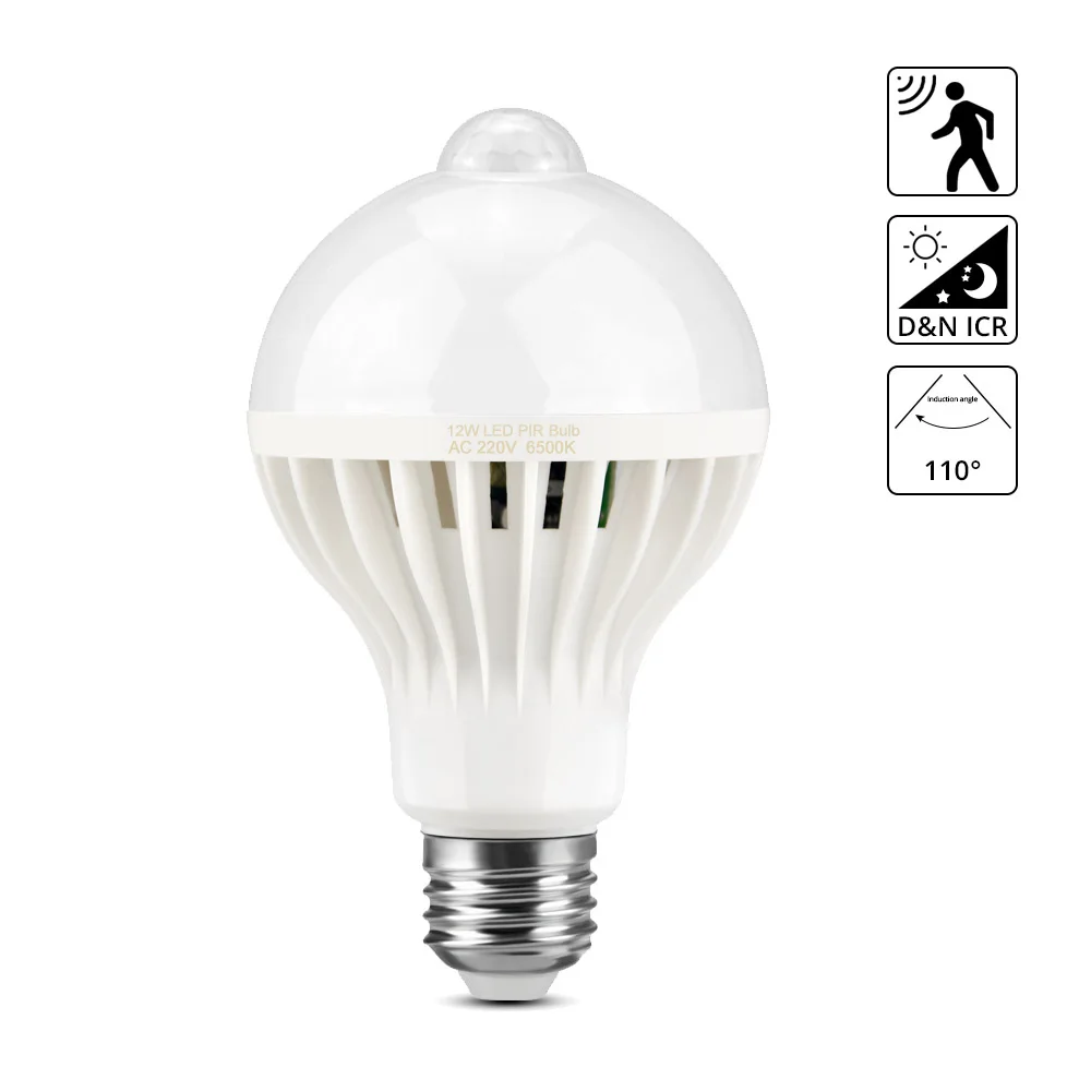 

Smart Sensor LED Bulb PIR Sensor Lamps Movement Motion Detection Lights Stairs Hallway Bathroom Emergency Lighting