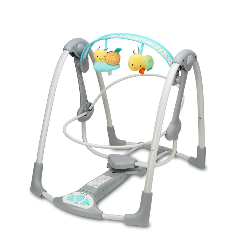 Роскошные электрические детские качели кресло-качалка, кресло-качалка, детская кроватка, чтобы утолить новорожденного