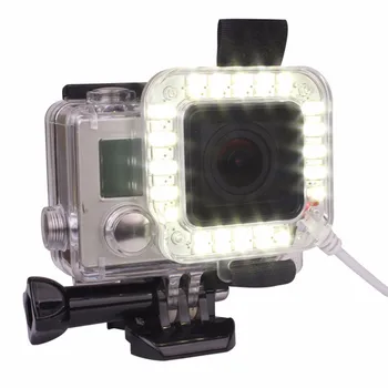 

20 Led Cell Fill LIght Ring with Strap for GoPro Hero 3+/4 Waterproof Housing