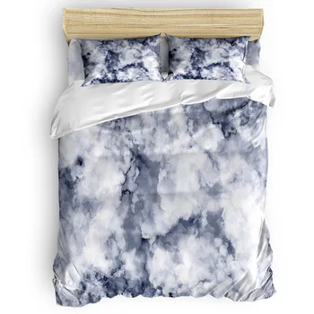 

Grey Marble Pattern Cloud George Washington's Birthday 3 Piece Bedding Sets 4 Pcs Bedding Sets Comforter Sets April Fools Child