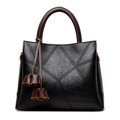 

Wholesale bag female 2019 new women's handbag European and American fashion single shoulder slung stitching big bag