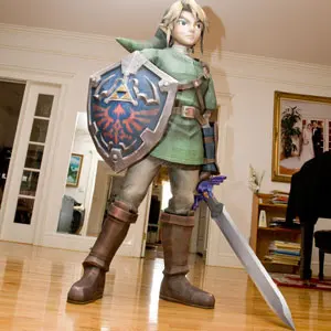

1:1 Link Super Big 170cm / 240cm The Legend of Zelda Figure Paper Model