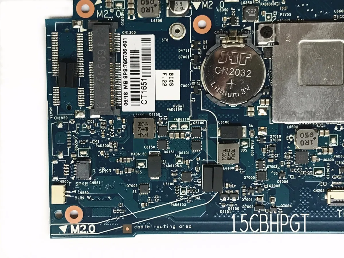 High Quality MB 765736 501 For HP 15 Q Laptop Motherboard SR1PZ I7 4712HQ GTX850M 4GB DDR3 100% Tested&Testing Video Support|motherboard for