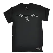 Лыжник Лифт импульса мужские порошок Monkeez футболки на день рождения подарок дизайн хлопок мужской футболка Designingjacket Хорватия мужские кожаные