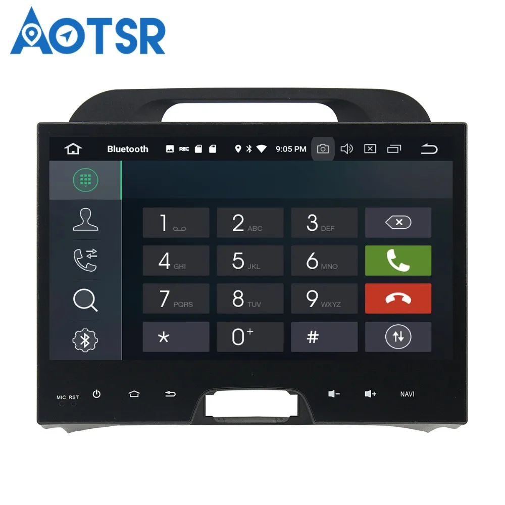 Top Aotsr Android 8.0 7.1 GPS navigation Car DVD Player For KIA Sportage 2010-2012 multimedia radio recorder 2 DIN 4GB+32GB 2GB+16GB 4