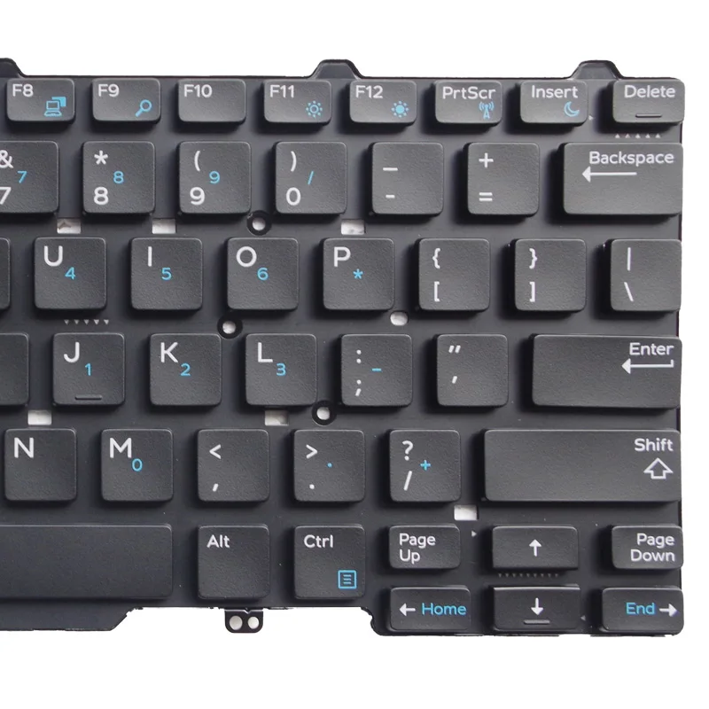  GZEELE New English laptop keyboard for Dell Latitude 3340 E3340 E5450 E7450 US version without fram